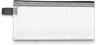 Pochette zippée en PVC Jpc - 26 x 34,5 cm semi-transparente pour documents