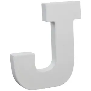 Lettre décoration 3D Decopatch J - 12 cm pour décoration et loisirs créatifs manuels