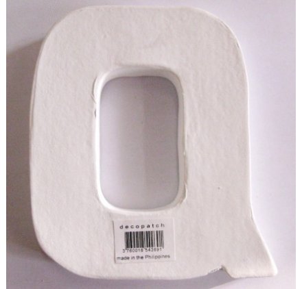 Lettre décoration 3D Decopatch Q - 12 cm pour décoration et loisirs créatifs manuels