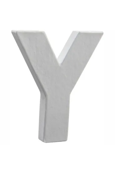 Lettre décoration 3D Decopatch Y - 12 cm pour décoration et loisirs créatifs manuels