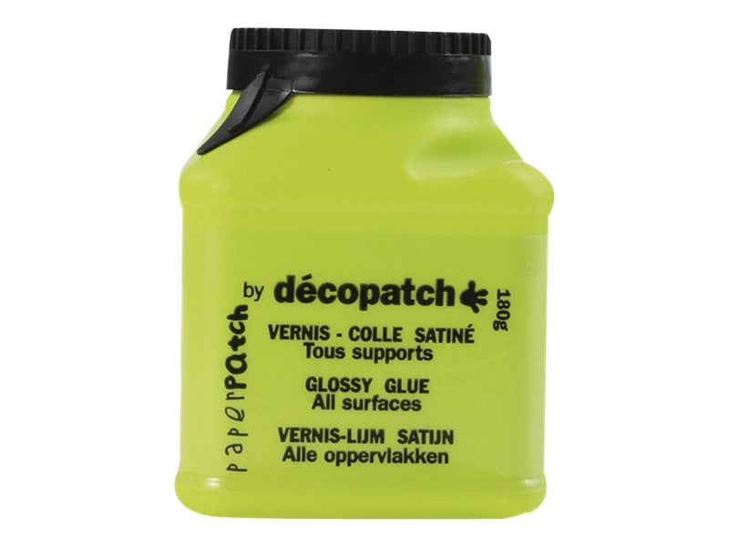 Vernis-Colle Decopatch 180g - Pour loisirs créatifs et décoration papier, compatible papier, carton, bois