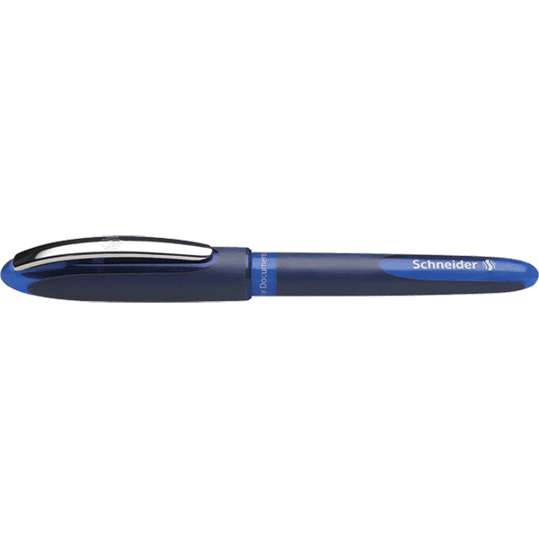 Roller Schneider One Business - 0,6 mm - encre bleue pour écriture bureau et scolaire