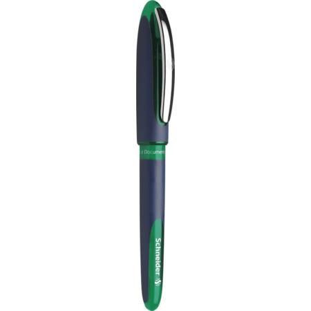 Roller Schneider One Business - 0,6 mm - encre verte pour écriture et dessin au bureau ou à l'école