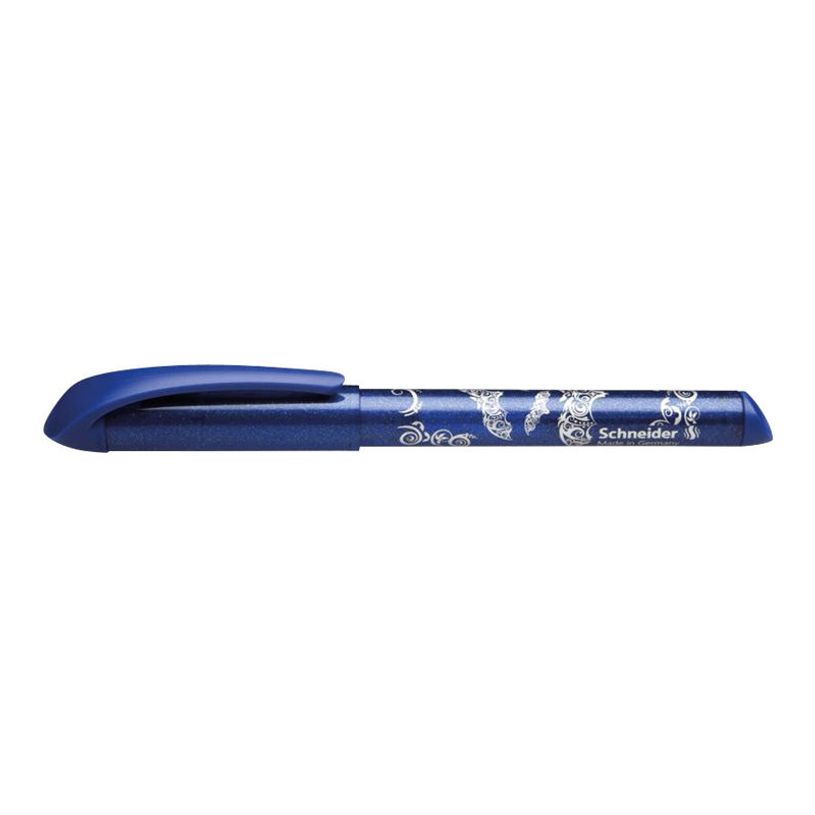 Roller Schneider Easy bleu - encre liquide fluide pour écriture précise, adapté à l'école et au bureau