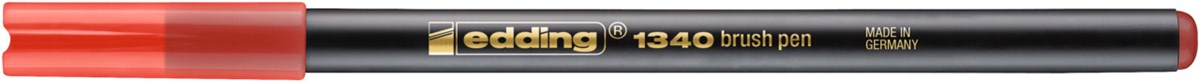 Feutre pinceau Edding 1340 - Pointe pinceau 1-3 mm pour art créatif et dessin