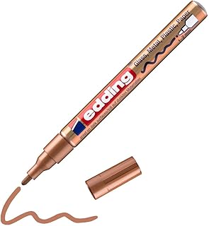 Marqueur Permanent Cuivre EDDING 751 - Pointe Fine 1-2mm - Pour toutes surfaces