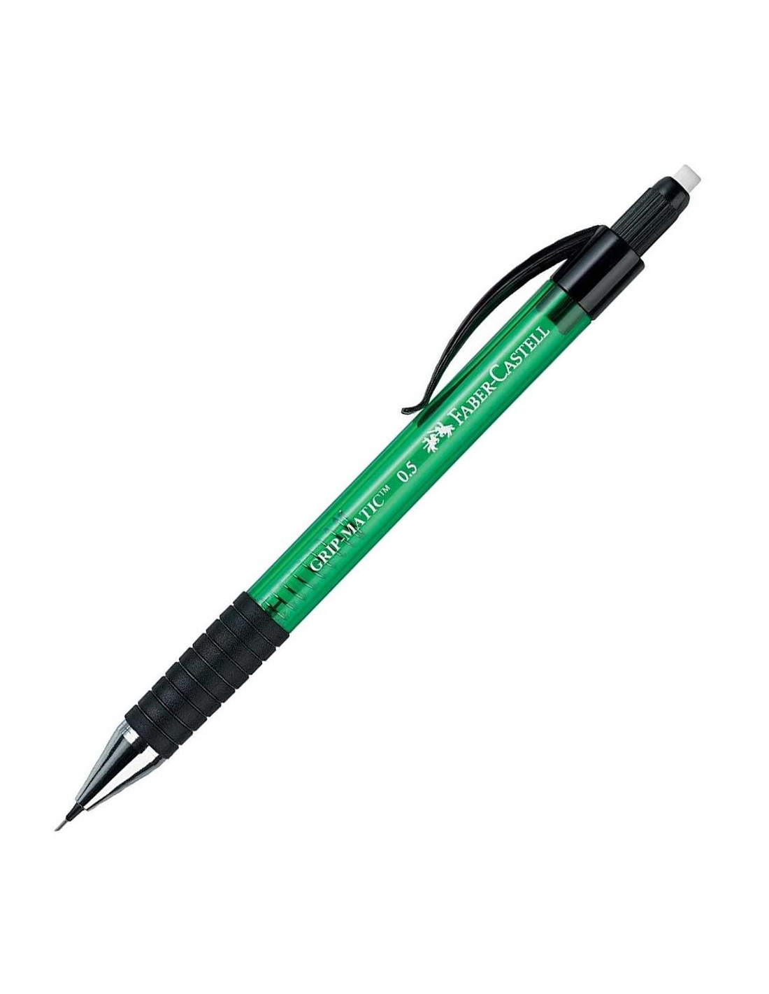 Porte-mine Faber Castell Grip-Matic - Vert 0.5 mm pour écriture et dessin technique