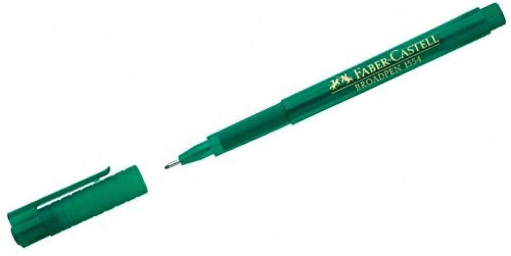 Stylos-feutres Faber-Castell - Verts - Pigmentés pour dessin et illustration