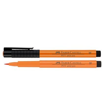 Feutre à dessin Faber Castell Pitt Artist Pen B n° 113 - Orange Glaze pour artistes et designers