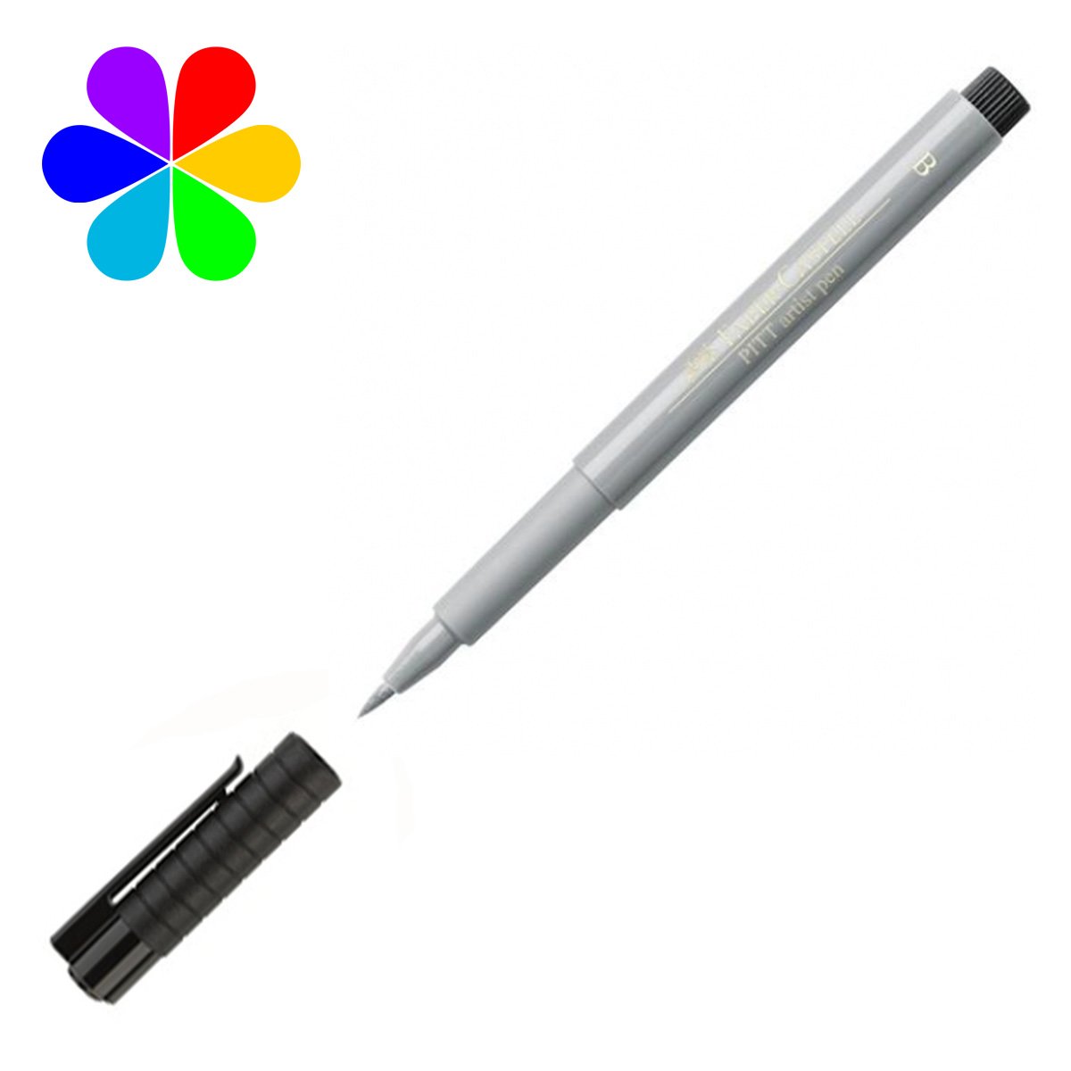 Crayon à dessin Faber Castell Pitt Artist Pen B n° 230 - Cold Grey 1 pour artistes et designers