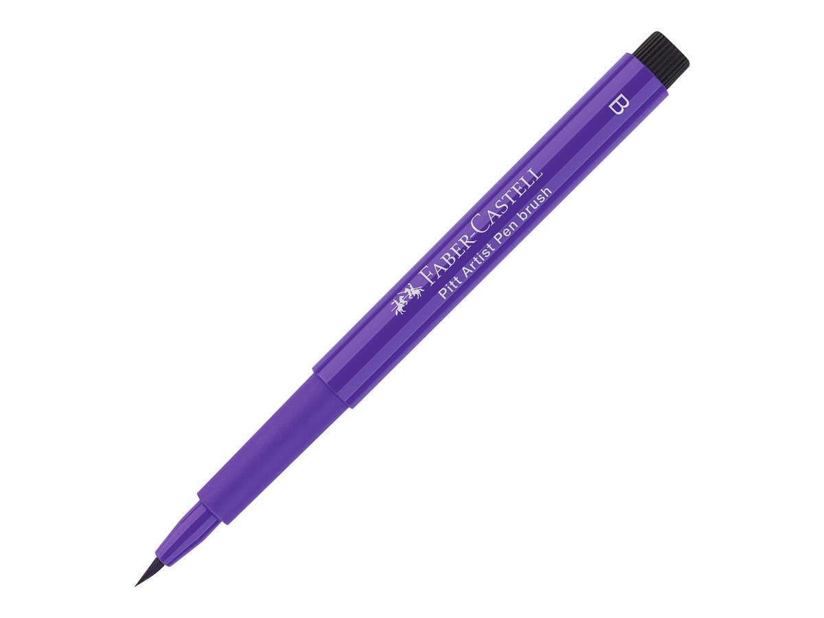 Crayon à dessin Faber Castell Pitt Artist Pen B n° 136 - Violet pourpre pour artistes et designers