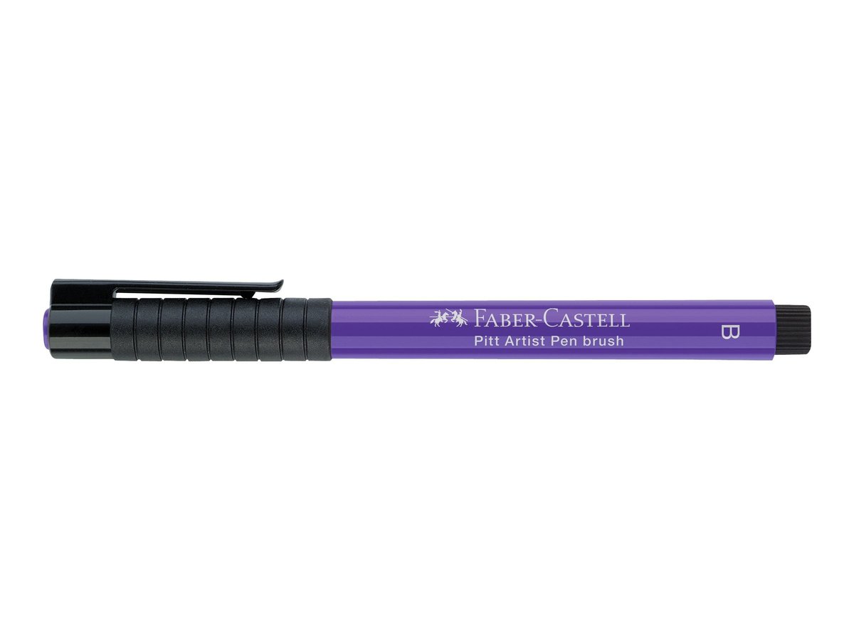 Crayon à dessin Faber Castell Pitt Artist Pen B n° 136 - Violet pourpre pour artistes et designers