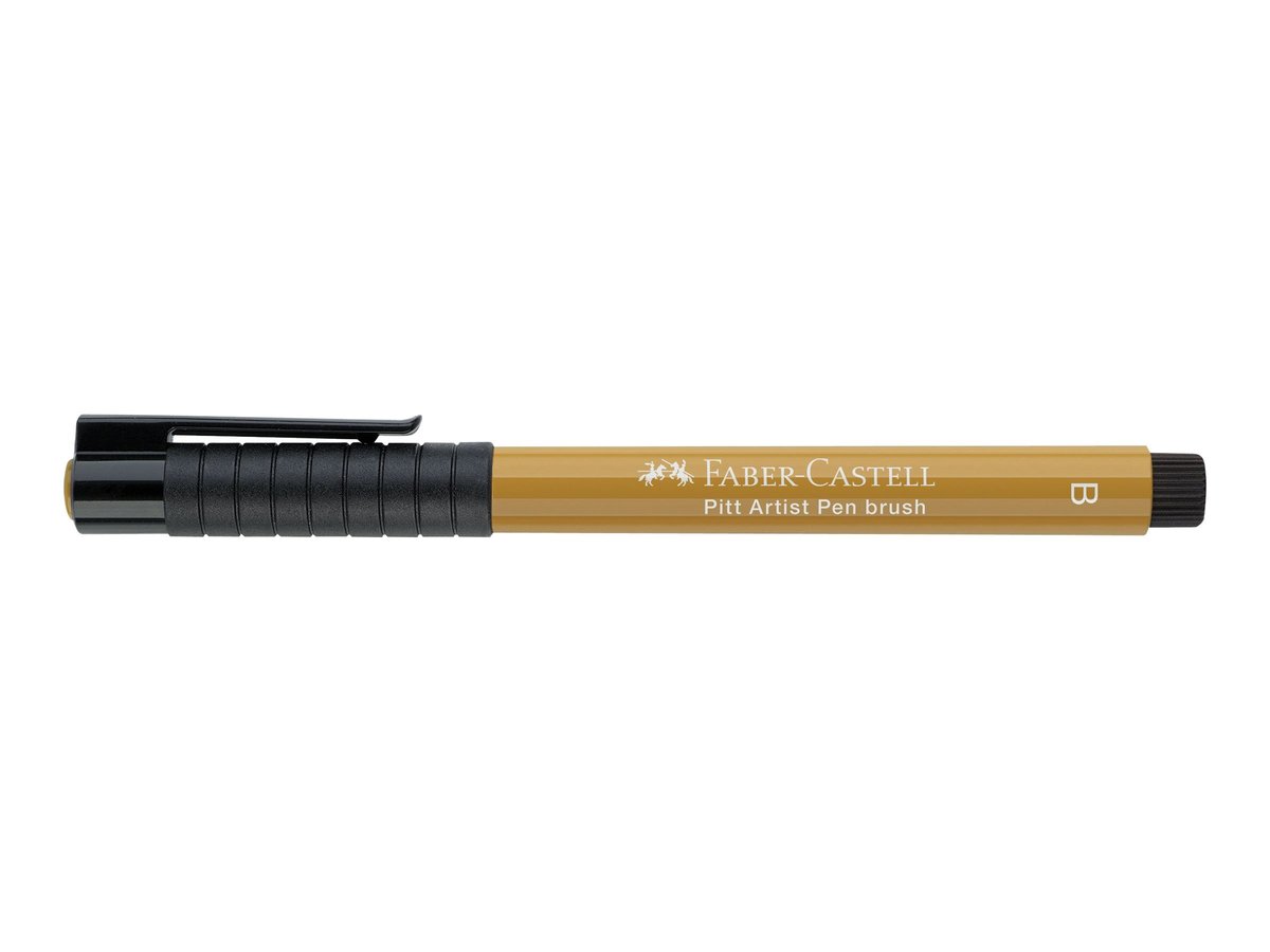 Feutre à dessin Faber Castell Pitt Artist Pen B - n°268 Green Gold pour Dessin et Illustration