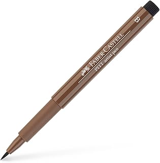 Feutre à dessin Faber Castell Pitt Artist Pen B - n°177 Walnut brown pour Dessin et Illustration