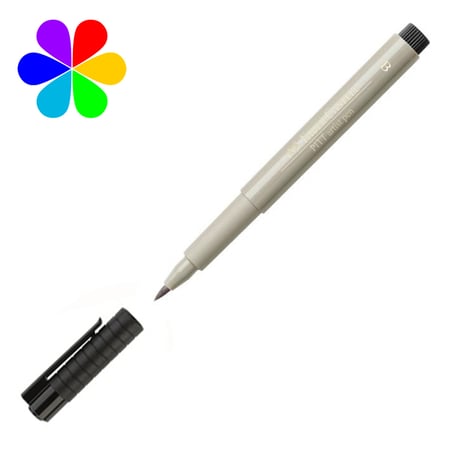 Crayon à dessin Faber Castell Pitt Artist Pen B n° 270 - Warm Grey 1 pour artistes et designers