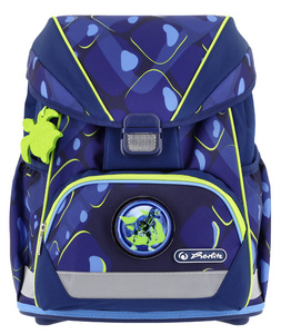 Cartable herlitz UltraLight XL Plus - motif T-Rex Explorer - grand format pour fournitures scolaires et rentrée avec trousse et sac de sport