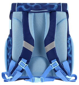 Cartable scolaire herlitz Schulranzen Loop Plus Dolphin Ride - ergonomique, léger, pour école primaire avec trousse et sac de sport