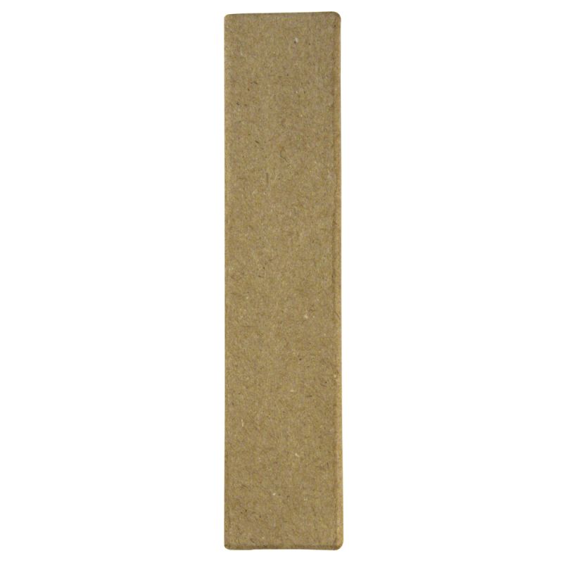 Lettre 3D papier mâché -I- 15x10.5x3 cm pour décoration et loisirs créatifs artistiques
