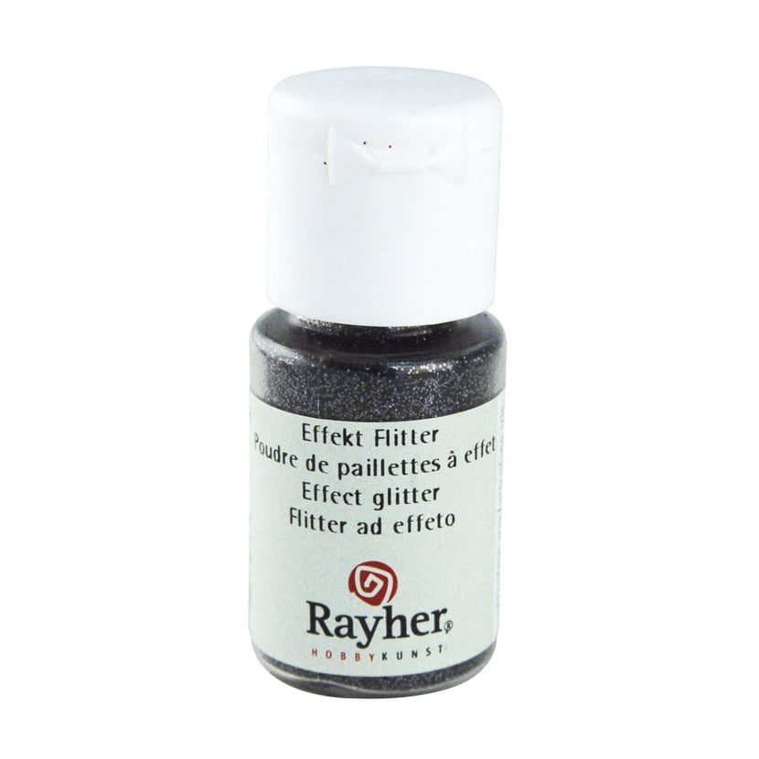 Paillettes Rayher ultra-fines 10 ml - Bleu gris pour décoration et loisirs créatifs en art et couture