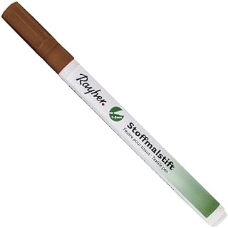 Feutre pour tissu Rayher Brun Pointe fine - Encre lavable pour loisirs créatifs et textile