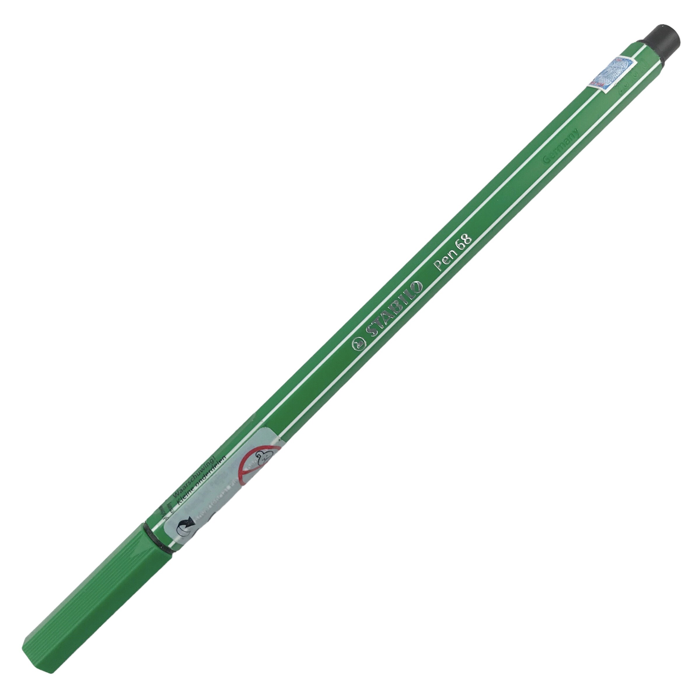 Stylo feutre STABILO Pen 68 - largeur de tracé 1mm vert 68/36 pour dessin et écriture