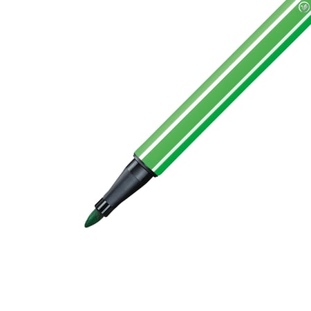 Stylo Feutre STABILO Pen 68 Vert Feuille 68/43 - Pointe Moyenne pour Dessin et Écriture