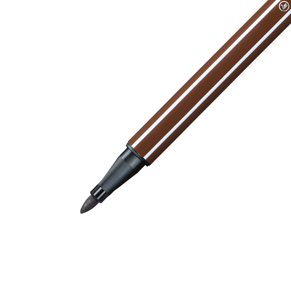 Stylo feutre STABILO Pen 68 - Brun 68/45 pour dessin et écriture