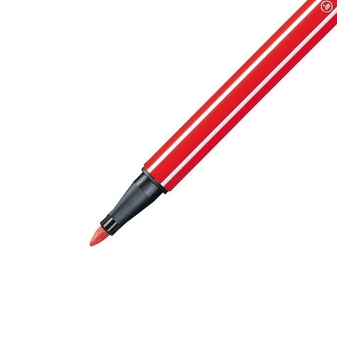 Stylo feutre STABILO Pen 68 - Rouge carmin 68/48 pour dessin et écriture