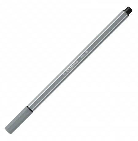 Stylo feutre STABILO Pen 68 - Gris moyen 68/95 pour dessin et écriture