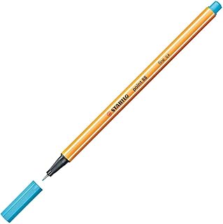 Feutre à pointe fine STABILO Point 88 - Bleu clair 88/57 pour écriture précise et dessin