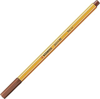 Feutre à pointe fine STABILO Point 88 - Sanguine 88/38 pour dessin et écriture de précision