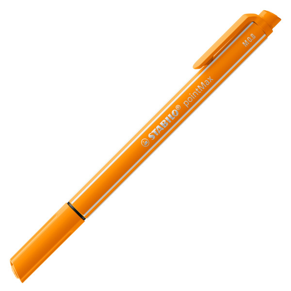 Stylo-feutre STABILO PointMax - Orange 488/54 pour Dessin et Écriture Précise