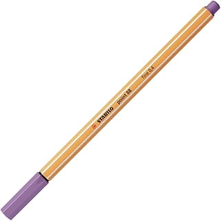 Feutre à pointe fine STABILO Point 88 - Mauve Glycine 88/62 pour dessin et écriture