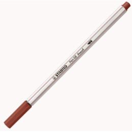 Feutre pinceau STABILO Pen 68 brush brun - Pointe flexible pour hand lettering et coloriage