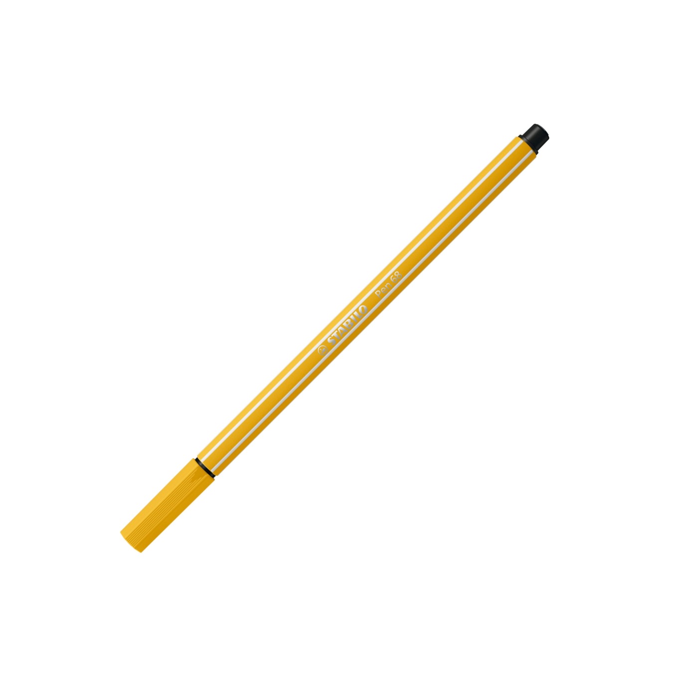 Stylo feutre STABILO Pen 68 - Jaune curry 1,0 mm Encre à base d'eau pour dessin et écriture