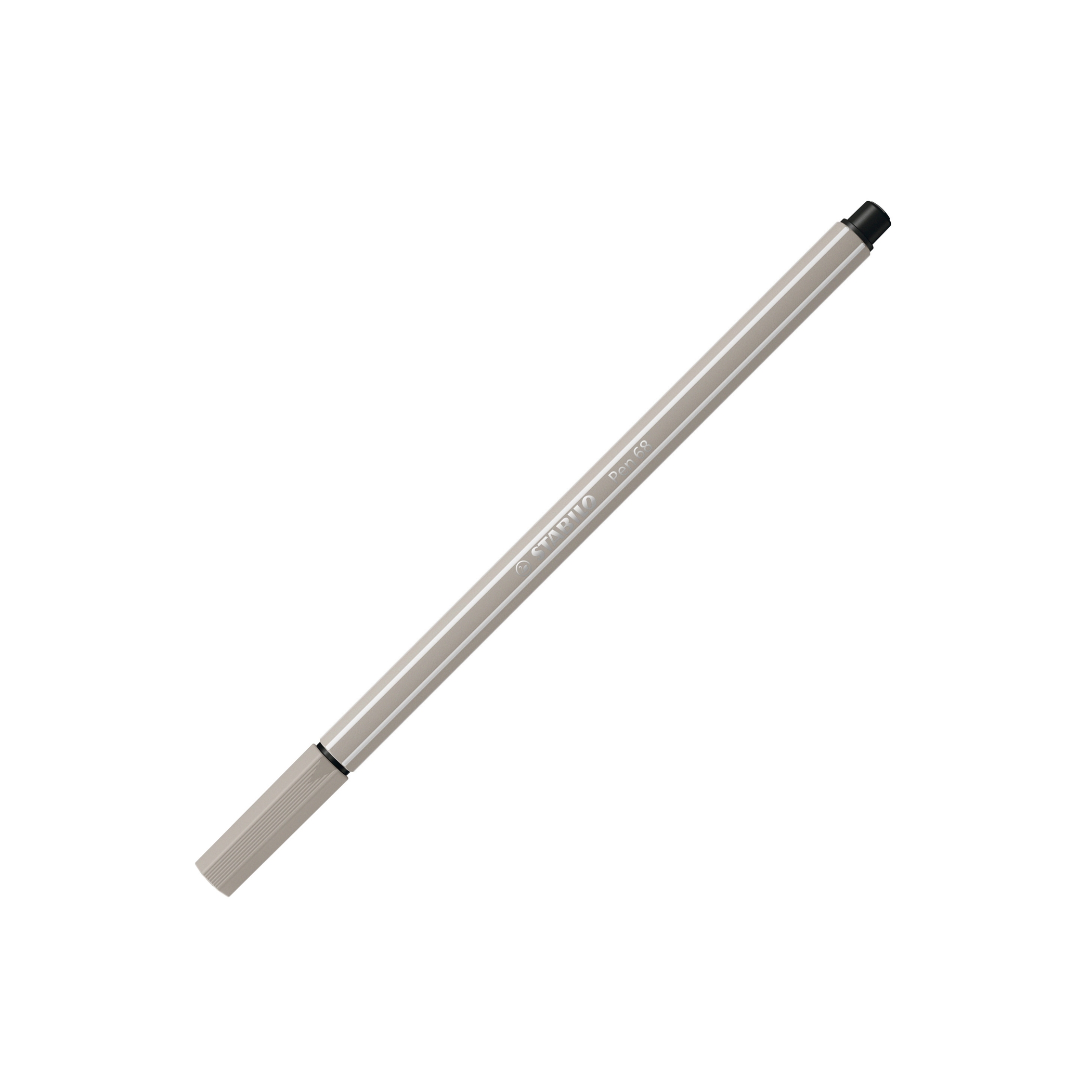 Stylo feutre STABILO Pen 68 - Gris perle 1,0 mm Encre à base d'eau pour dessin et écriture