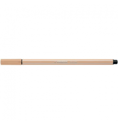 STABILO Lot de 3 Stylos Feutre Pen 68 - Pointe 1mm Rose Nude pour Dessin et Écriture