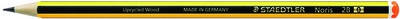 Crayon STAEDTLER Noris HB hexagonal - mine 2 mm pour écriture et dessin scolaire et bureau