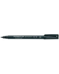 Feutre Permanent Staedtler Lumocolor 317-9 - Pointe Moyenne 1 mm Noir pour Papier et Plastique