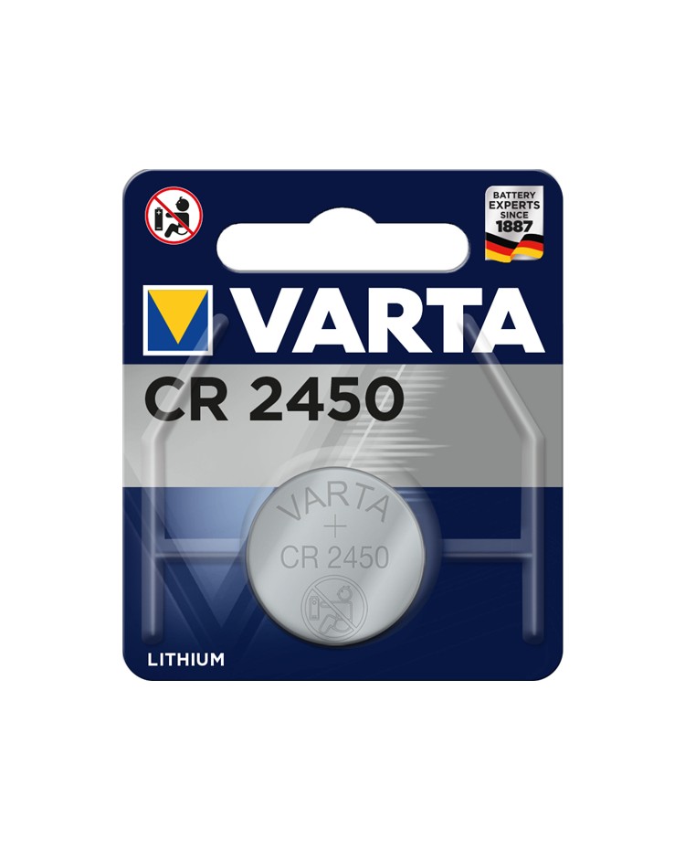 Pile bouton au lithium VARTA Professional Electronics CR2450 3V - pour appareils électroniques et fournitures scolaires
