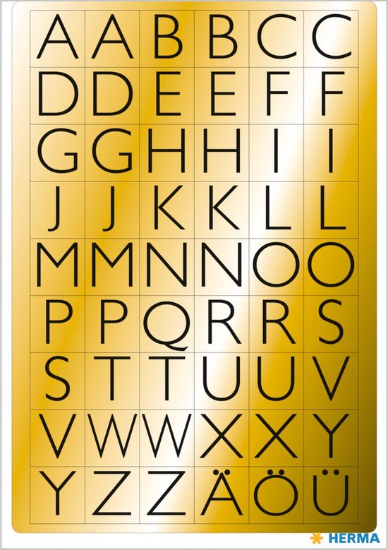 Stickers étiquettes HERMA Vario - Lettres ou chiffres adhésifs
