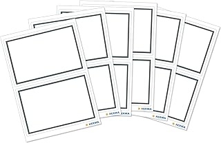 Stickers autocollants décoratifs HERMA - Différentes Couleurs pour Nom sur Cahier