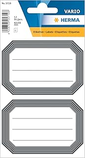 Stickers autocollants décoratifs HERMA Vario - Différentes Couleurs pour Nom sur Cahier