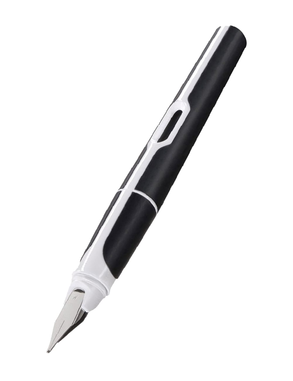 Stylo plume Pelikan Style P57  M - Noir et Blanc pour écriture élégante et précise