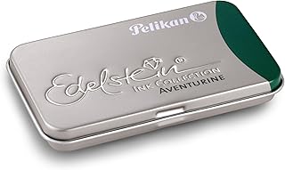 Cartouches encre longues Pelikan Edelstein Vert Aventurine x6 - Pour stylos plume compatibles