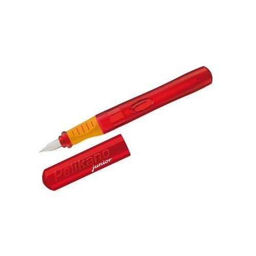 Stylo à encre Pelikan Junior P67 Gaucher Rouge translucide - Pour enfants écriture scolaire apprentissage