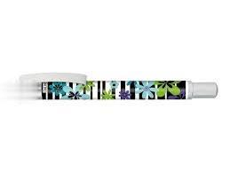 Stylo plume ONE LINE Flowers - Pointe iridique, personnalisable, écriture douce pour enfants et adultes