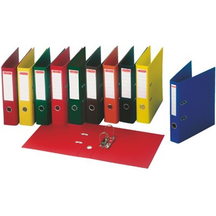 Classeur à levier Esselte Standard - Dos 75mm, couleurs assorties pour classement et archivage