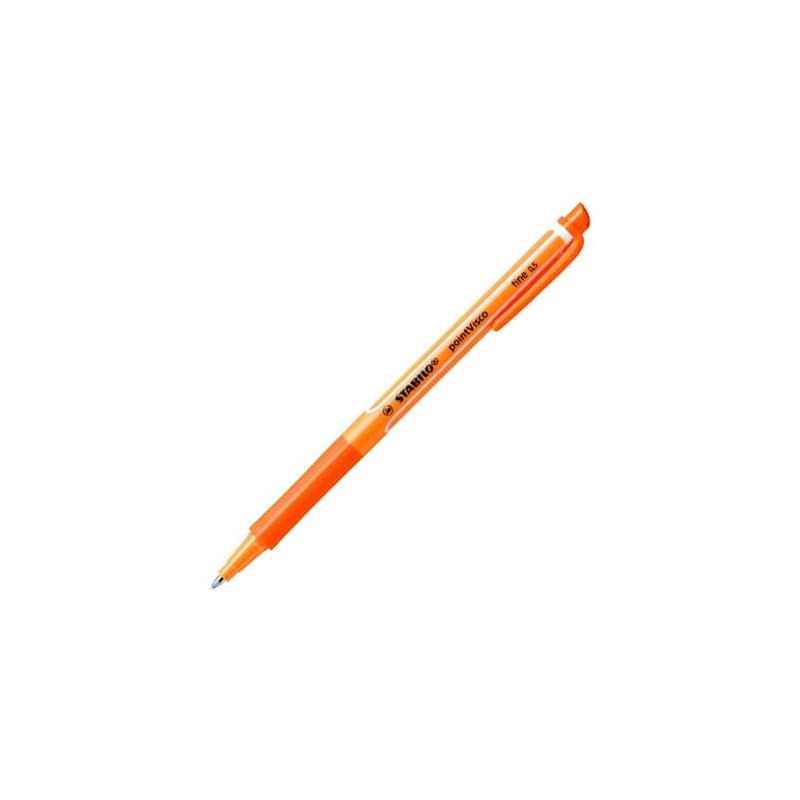 Stylo à encre gel STABILO PointVisco - Orange 1099/54 - Écriture fluide pour bureau et école