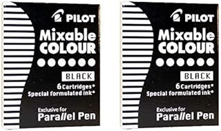 Stylo Plume Pilot Parallel Pen - Encre Noire, Calligraphie, Pointe Innovante, Usage Artistique et Éducatif